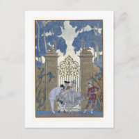 Columbine, illustration pour 'Fetes Galantes' par