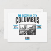 Carte Postale Columbus (Devant / Derrière)