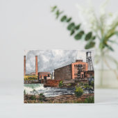 Carte Postale Columbus GA Phenix City AL peinture paysage cadeau (Debout devant)