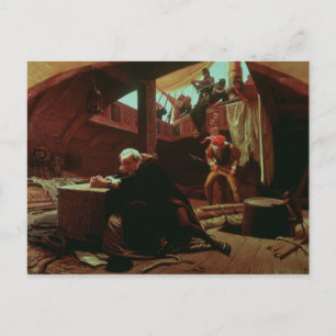 Carte Postale Columbus in Chains, 1863