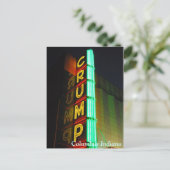 Carte Postale Columbus Indiana Crump le théâtre (Debout devant)