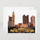 Carte Postale Columbus Ohio Skyline (Devant / Derrière)