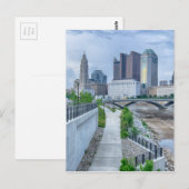 Carte Postale columbus ohio skyline ville (Devant / Derrière)