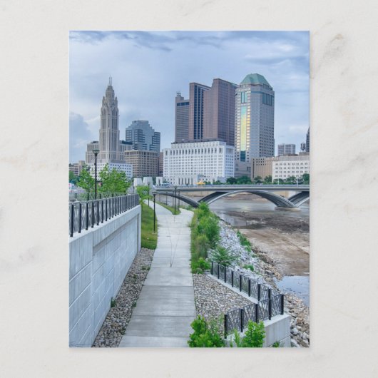 Carte Postale columbus ohio skyline ville (Devant)