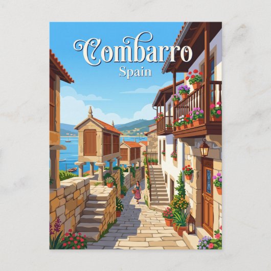 Carte Postale Combarro Espagne (Devant)