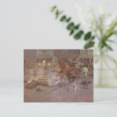 Carte Postale Combat au Roundup Saloon par EW Gollings (Debout devant)