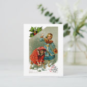 Carte Postale Combat de snowball (Debout devant)