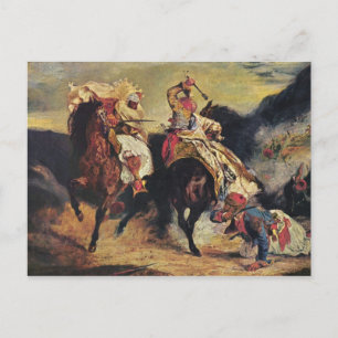 Carte Postale Combat des Giaour et des Pacha