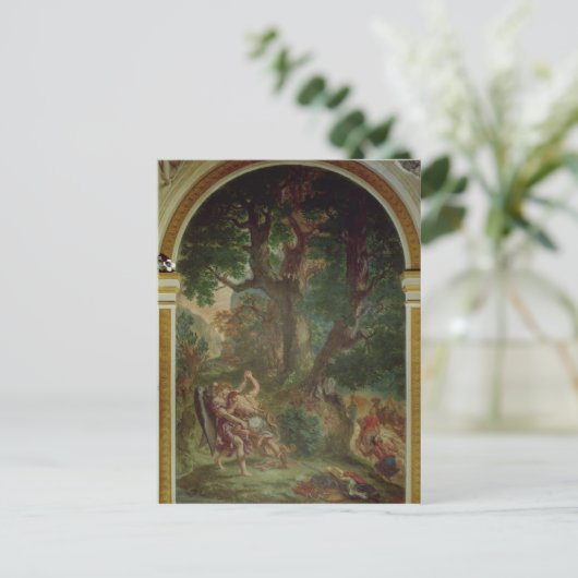 Carte Postale Combat entre Jacob et l'Ange, 1850-61 (Debout devant)