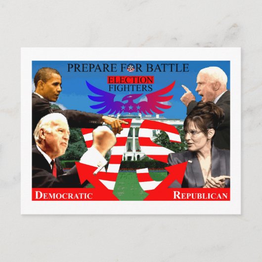 Carte Postale Combattants Électoraux ! (Devant)