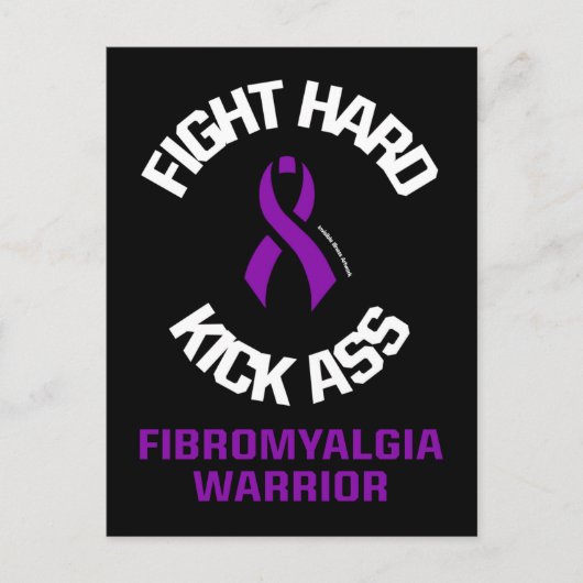 Carte Postale Combattre Dur...Fibro (Devant)