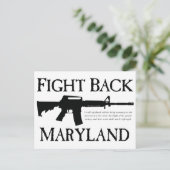 CARTE POSTALE COMBATTRE MARYLAND (Debout devant)