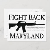 CARTE POSTALE COMBATTRE MARYLAND (Devant / Derrière)