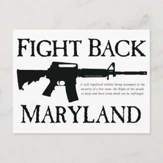 CARTE POSTALE COMBATTRE MARYLAND
