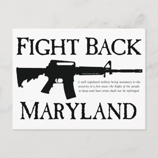 CARTE POSTALE COMBATTRE MARYLAND (Devant)