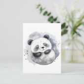 Carte Postale Combattre Panda (Debout devant)