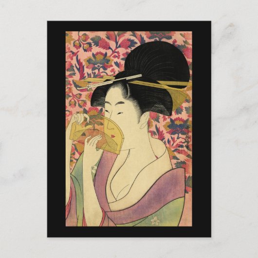 Carte Postale Combe Utamaro Kitagawa Kushi (Devant)
