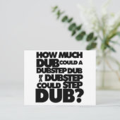Carte Postale Combien Dubstep ? (Debout devant)