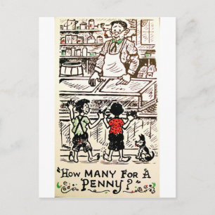 Carte Postale Combien pour un centime ?