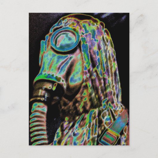 Carte Postale Combinaison BNC biologique, chimique et nucléaire( (Devant)