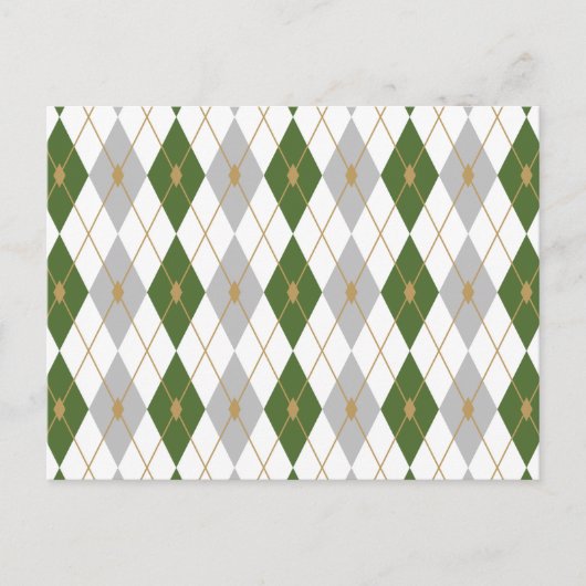 Carte Postale Combinaison de couleurs Rhombus 3 (Devant)