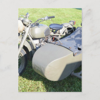 Carte Postale Combinaison de moto militaire vintage