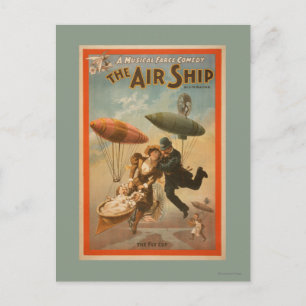 Carte Postale Comédie musicale Farce, The Air Ship Theatre 2