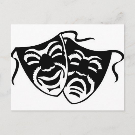Carte Postale comédie_tragedyq (Devant)