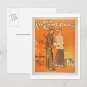Carte Postale Comédiens de Ferris "stimulateurs aux prix (Devant / Derrière)