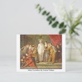 Carte Postale Comédiens Italiens Par Antoine Watteau (Debout devant)
