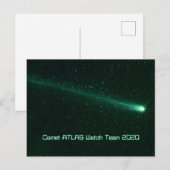 Carte Postale Comet ATLAS 2020 (Devant / Derrière)