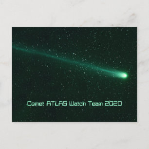 Carte Postale Comet ATLAS 2020