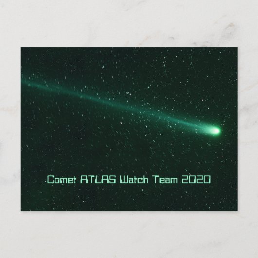 Carte Postale Comet ATLAS 2020 (Devant)