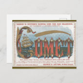 Carte Postale Comète Clipper (Devant / Derrière)