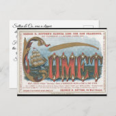 Carte Postale Comète Clipper (Devant / Derrière)
