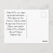 Carte Postale Comète Clipper (Dos)