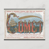 Carte Postale Comète Clipper (Devant)