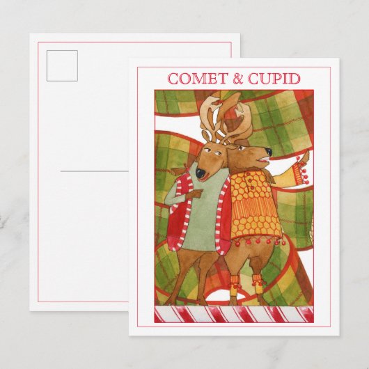 CARTE POSTALE COMÈTE CUPID (Devant / Derrière)