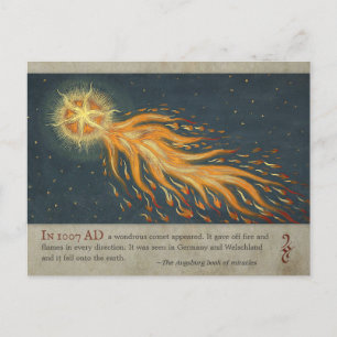 Carte Postale Comète du livre miracle d'Augsbourg CC0477