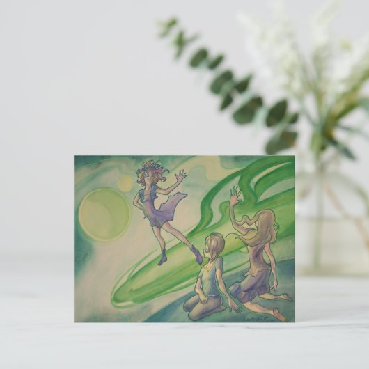 Carte Postale Comète Passerby (Debout devant)