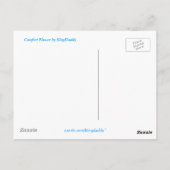 Carte postale Comfort Flower (Dos)
