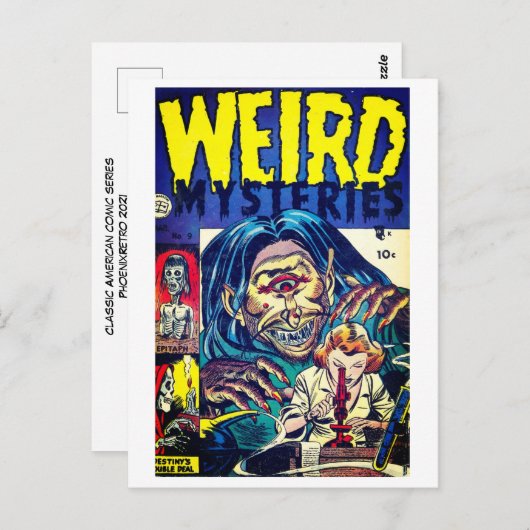 Carte Postale Comic classique (Devant / Derrière)