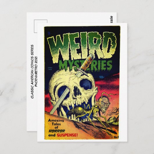 Carte Postale Comic classique (Devant / Derrière)