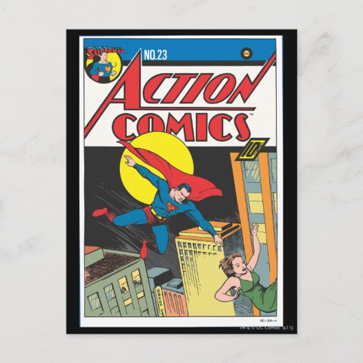 Carte Postale Comics d'action #23 (Devant)