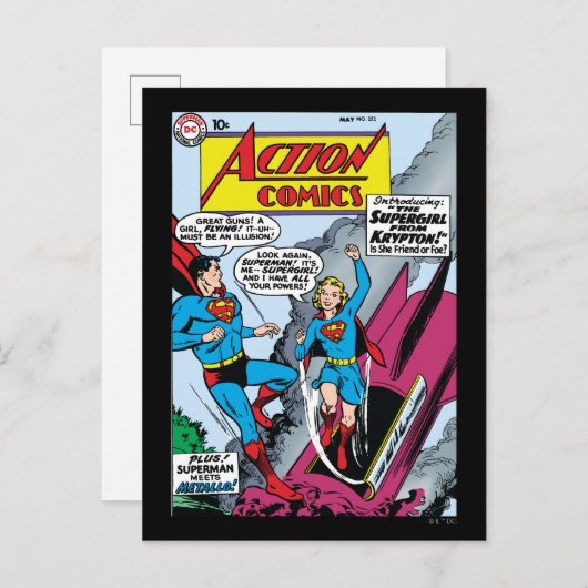 Carte Postale Comics d'action #252 (Devant / Derrière)