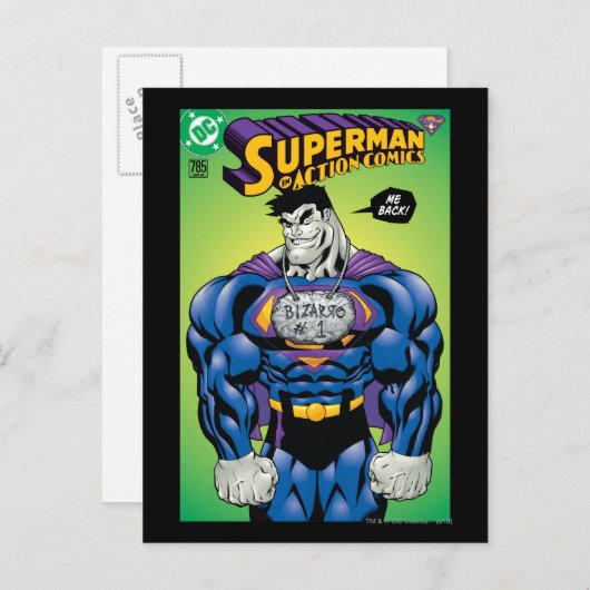 Carte Postale Comics d'action #785 Jan 02 (Devant / Derrière)
