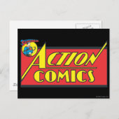 Carte Postale Comics d'action - Superman (Devant / Derrière)