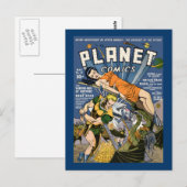 Carte Postale Comics Planètes (Devant / Derrière)