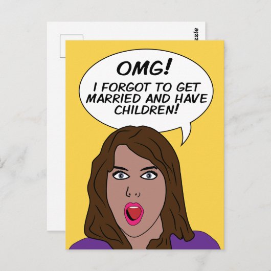 CARTE POSTALE COMICS RÉTRO (Devant / Derrière)