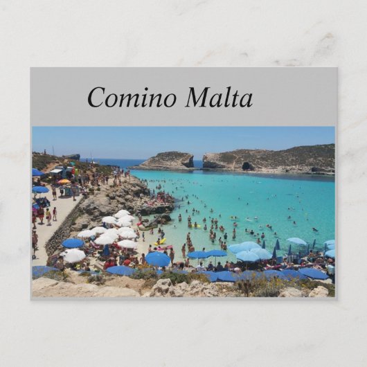 Carte Postale ComIno Malte (Devant)